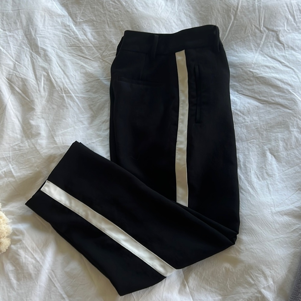 Aritzia Wilfred Tuxedo Stripe Trousers